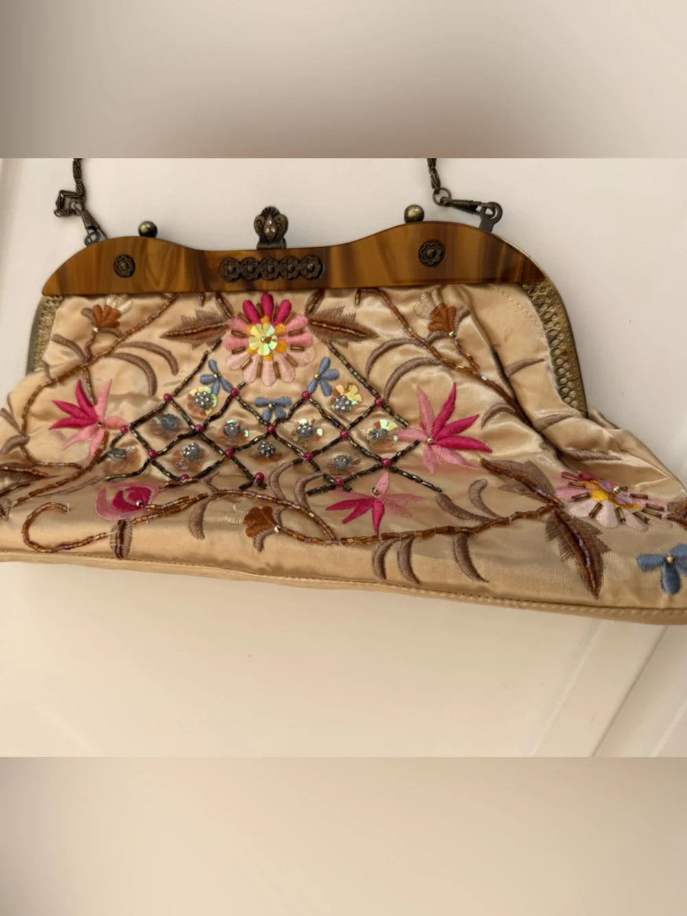 Victorian style beaded purse
